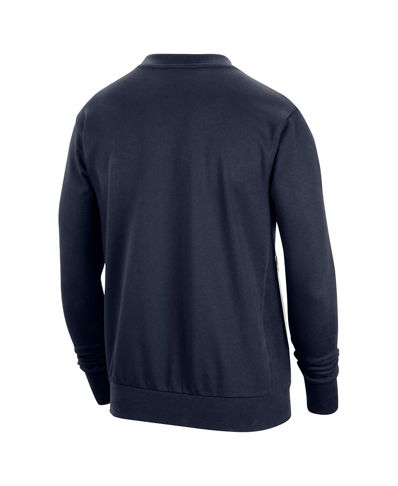 Nike Men's and Women's Navy Indiana Fever 2026 On-Court Practice Dri-fit Sweatshirt