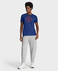 Nike Women's Royal New York Mets Authentic Collection Early Work Tri-Blend Dri-fit T-Shirt
