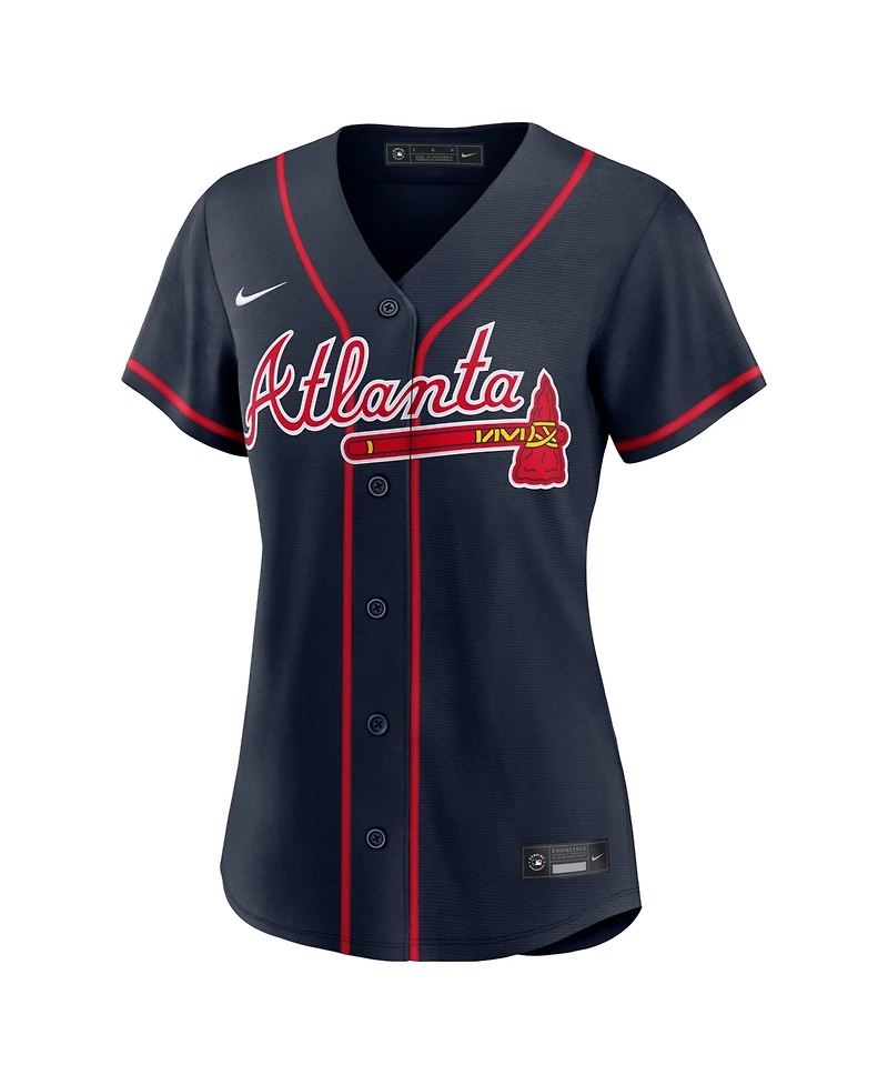 Nike Women's Ronald Acuna Jr. Navy Atlanta Braves Alternate Replica Jersey