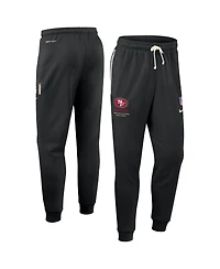Nike Men's Black San Francisco 49ers Sideline Standard Issue Dri-fit Taper Pants