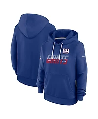 Nike Women's Royal New York Giants Sideline Standard Issue Dri-fit Hoodie
