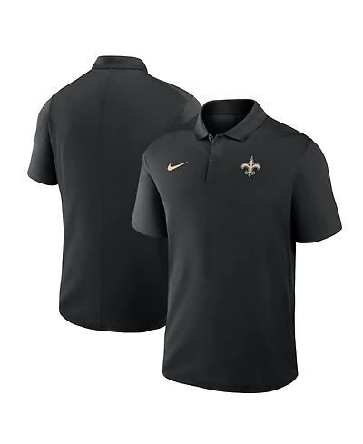 Nike Men's Black New Orleans Saints Dri-fit Victory Polo Shirt