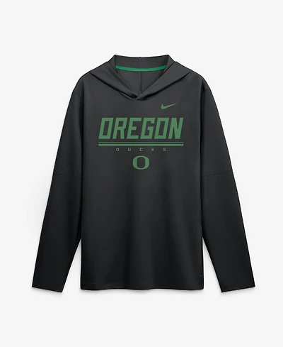 Nike Men's Oregon Ducks 2026 Sideline Lightweight Long Sleeve Dri-fit Hoodie