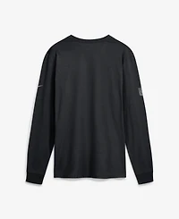 Nike Men's Black New Orleans Saints Sideline Bold Arch Star Dri-fit Long Sleeve T-Shirt