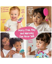Gnuadz Toddler Play Purse with Pretend Makeup Keys Phone Gift