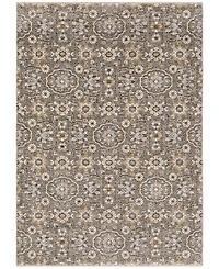 Oriental Weavers Maharaja 532D Gray and Tan 6'7" x 9'6" Area Rug