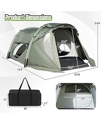 Gouun Inflatable 5-7 Person Family Camping Tent with Screened Porch