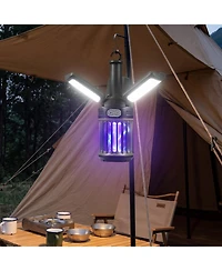 Gouun Outdoor Bug Zapper with Foldable Camping Lantern, Usb-c Rechargeable