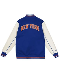 Mitchell & Ness Baby Boys and Girls Blue New York Knicks Varsity Heavyweight Full-Snap Jacket