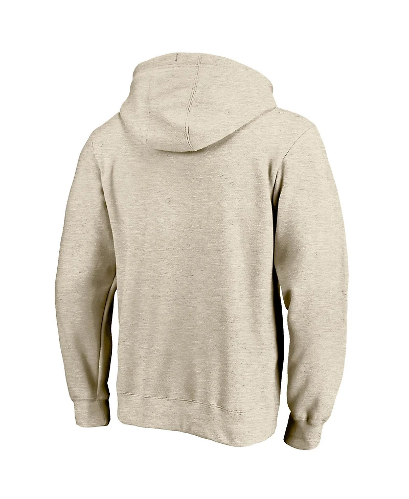 Profile Men's Jalen Brunson Cream New York Knicks Big Tall Name Number Hoodie