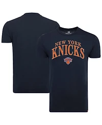 Sportiqe Men's and Women's Navy New York Knicks Comfy Tri-Blend T-Shirt