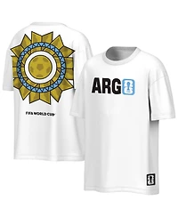 Outerstuff Men's White Fifa World Cup 2026 Livery Oversized 2-Hit T-Shirt