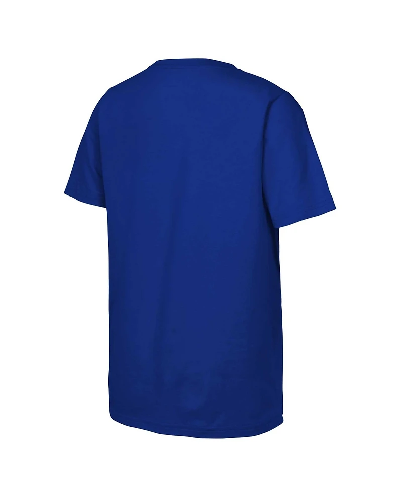 Outerstuff Big Boys and Girls Mikal Bridges Blue New York Knicks 2026 Nba Finals Player T-Shirt