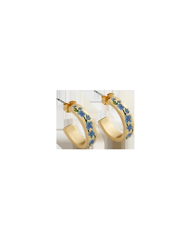 Fable England Forget-Me-Not Hoop Earings