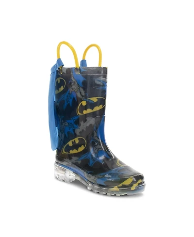 Western Chief Little Boys Batman Lighted Rain Boot