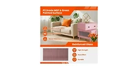 Lucky One 20.7"W Led Nightstand w/ 360 Degree Rotating Drawer Robot Design
