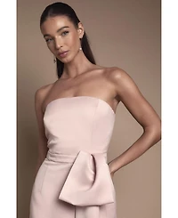 Coast Women's Bandeau Bow-Waist Maxi Dress