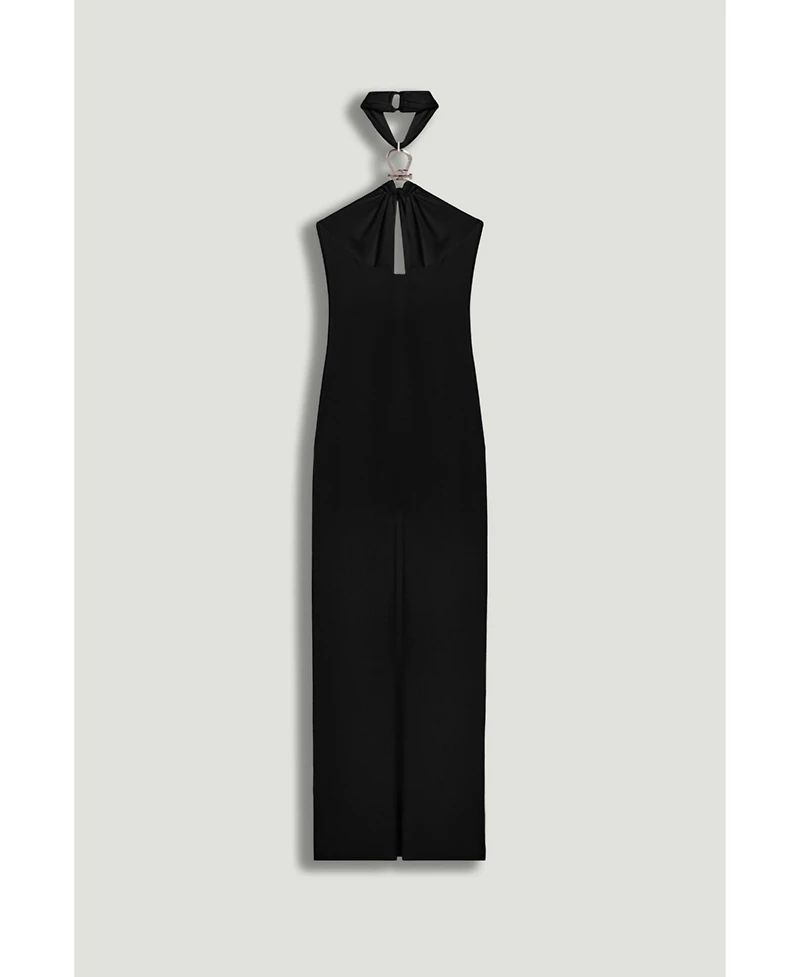 Nocturne Women's Cut-Out Detail Embellished Maxi Dress