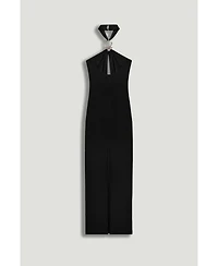 Nocturne Women's Cut-Out Detail Embellished Maxi Dress