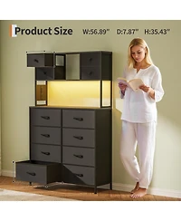 homfan 12 Drawer Dresser