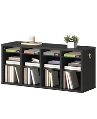 Slickblue 24-Compartment Wooden Document Sorter for Desk and Office Organization