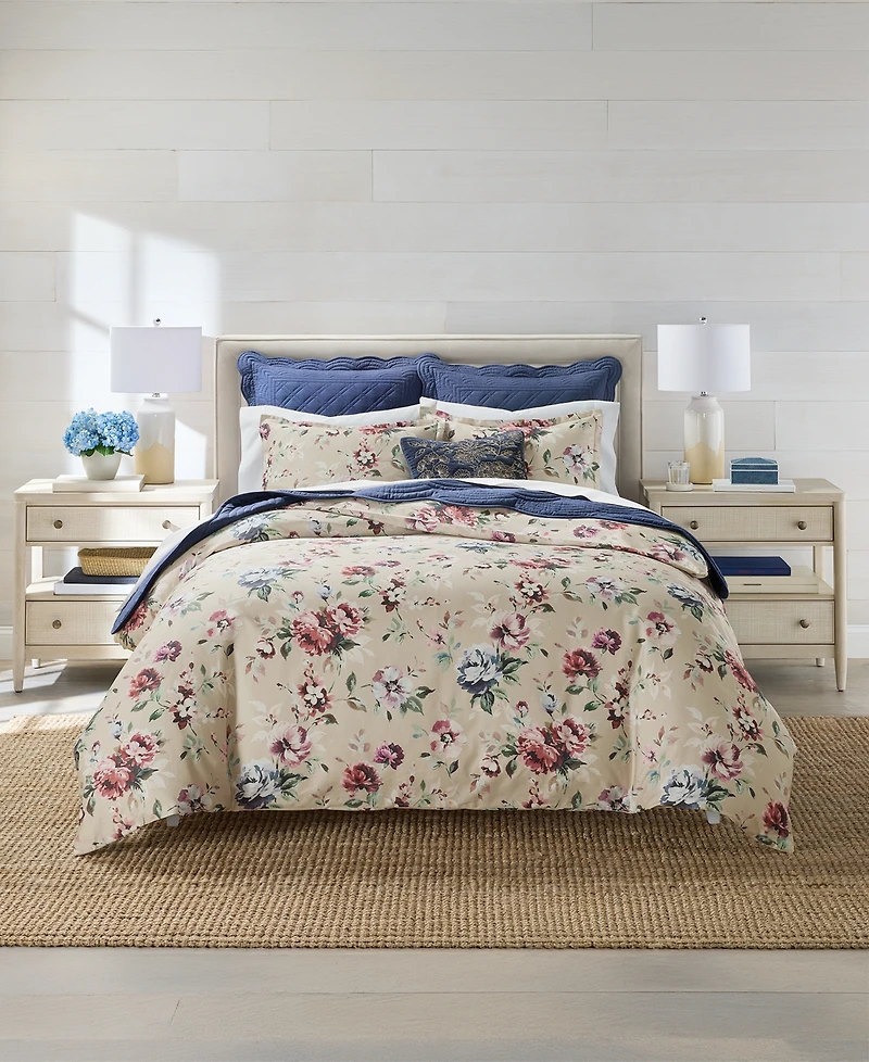 Charter Club Ophelia Floral 3-Piece Comforter Set, Full/Queen, Macy's Exclusive