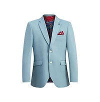 Elie Balleh Men's Slim Fit Solid Blazer Sports Coat