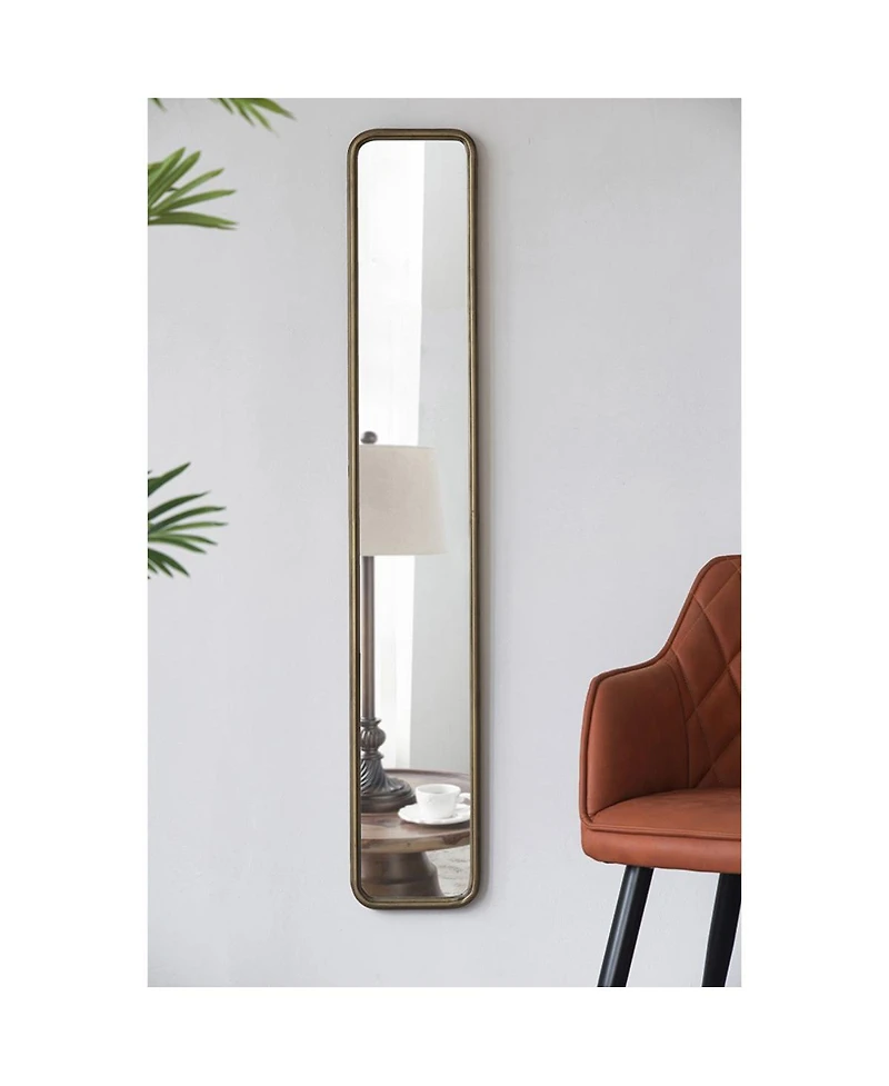 Laoties 47" x 8" Slim Wall Decor Mirror, Rectangle Full Length Mirror for Hallway, Column