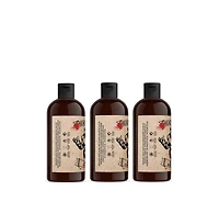 Johnny Slicks Beast Shower Set Shampoo, Conditioner and Body Wash 3 Piece Set Rugged Scent