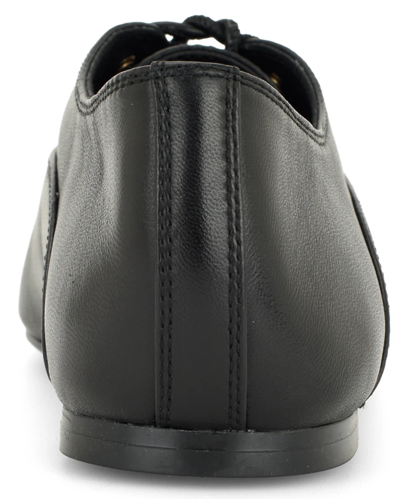 Nine West Women's Jazzy Leather Lace-Up Oxford Flats