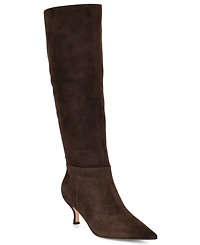 Nine West Women's Somas Tall Kitten Heel Boots