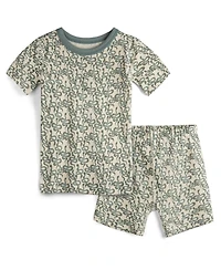 Mightly Kids' Fair Trade 100% Organic Cotton Tight Fit Shortie Pajamas Set