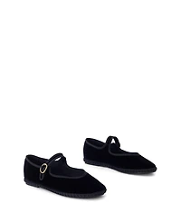 Alegria Women's Round Toe mary jane ballet flats