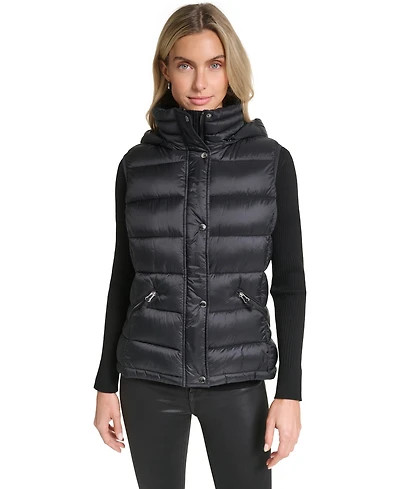 Charter Club Women's Hooded Zip-Front Vest, Macy's Exclusive
