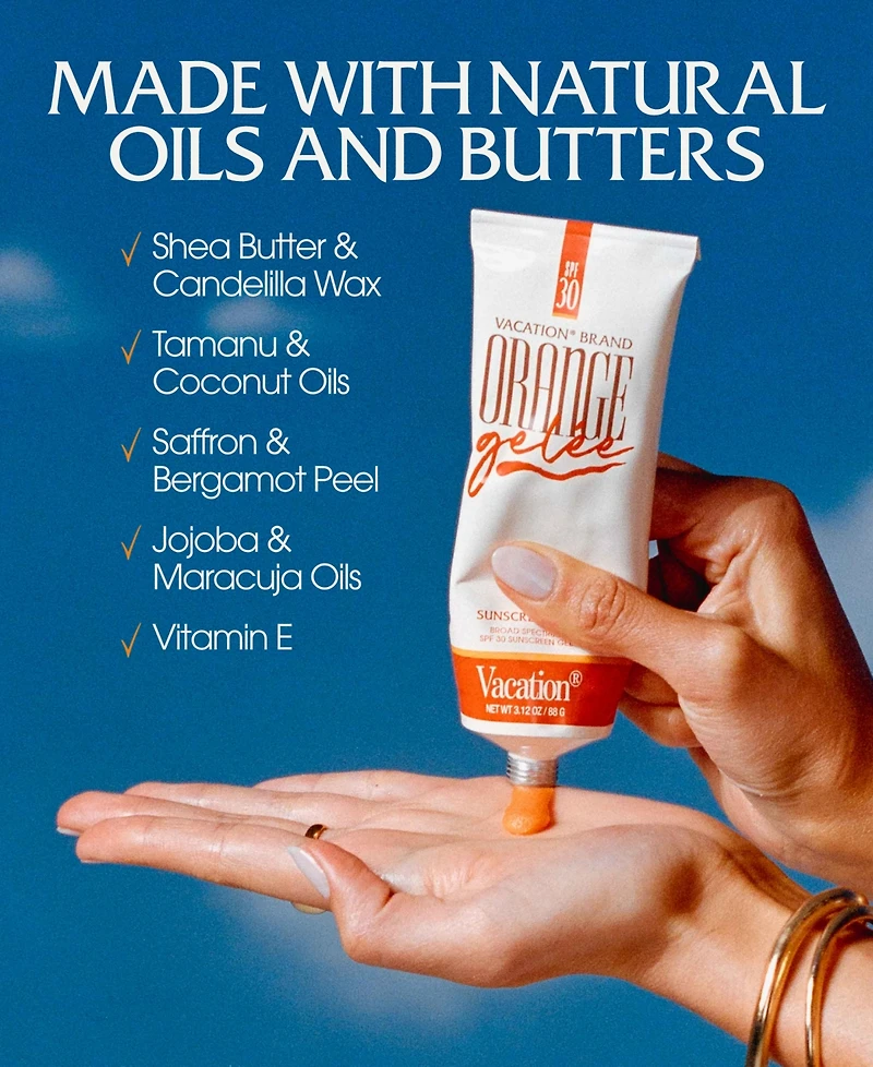 Vacation Orange Broad Spectrum Gelee Spf 30 Sunscreen, 3.12 oz.