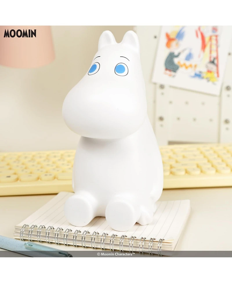 Hamee Squishy Jumbo Toy Moomin Figure Slow Rising Cute Birthday Gift, Stress Relief, Collectible Deskterior Play Doll - Moomintroll