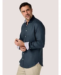 Koy Clothing Men's Classic Linen Long Sleeve Shirt