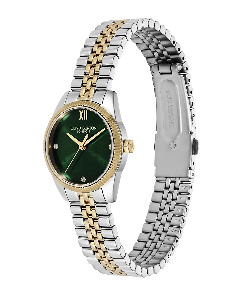 Olivia Burton Women's Highbury Two-Tone Stainless Steel Bracelet Watch 25mm