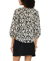 Vince Camuto Women's Lace-Up Raglan Top