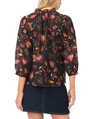 Vince Camuto Women's V-Neck Flutter-Sleeve Blouse