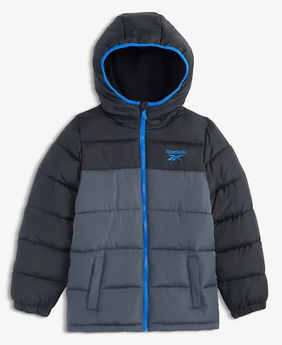 Reebok Toddler Boys' 2T-4T Hooded Puffer Jacket