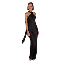 Rewritten Women's Roma Maxi Halterneck Dress