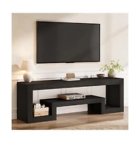 Slickblue Media Console Tv Stand for Living Room Entertainment