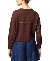 Central Park West Women's Dean Topstitch Sweater