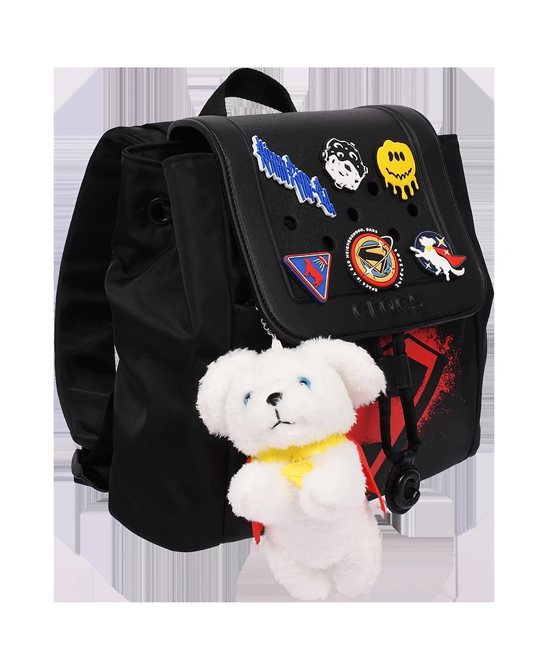 Crocs Dc Studios Supergirl x Mini Backpack with Krypto Plush Charm and Jibbitz