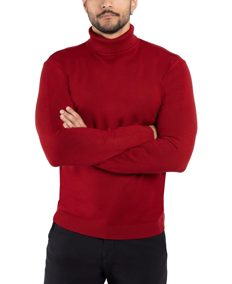 X-Ray Men's Turtleneck Pull Over Sweater