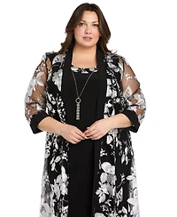 R & M Richards Plus Dress Jacket, 2-Piece Set