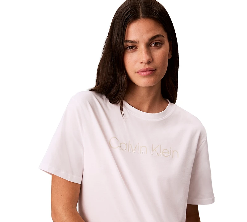 Calvin Klein Performance Women's Double Logo High Hip T-Shirt