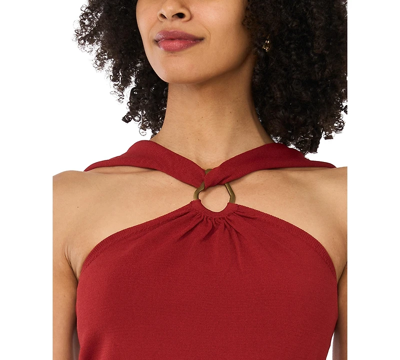 Vince Camuto Women's Metal Ring Detail Tank Top