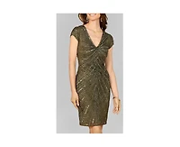 Lara Women's Cap Sleeve Cocktail Gown